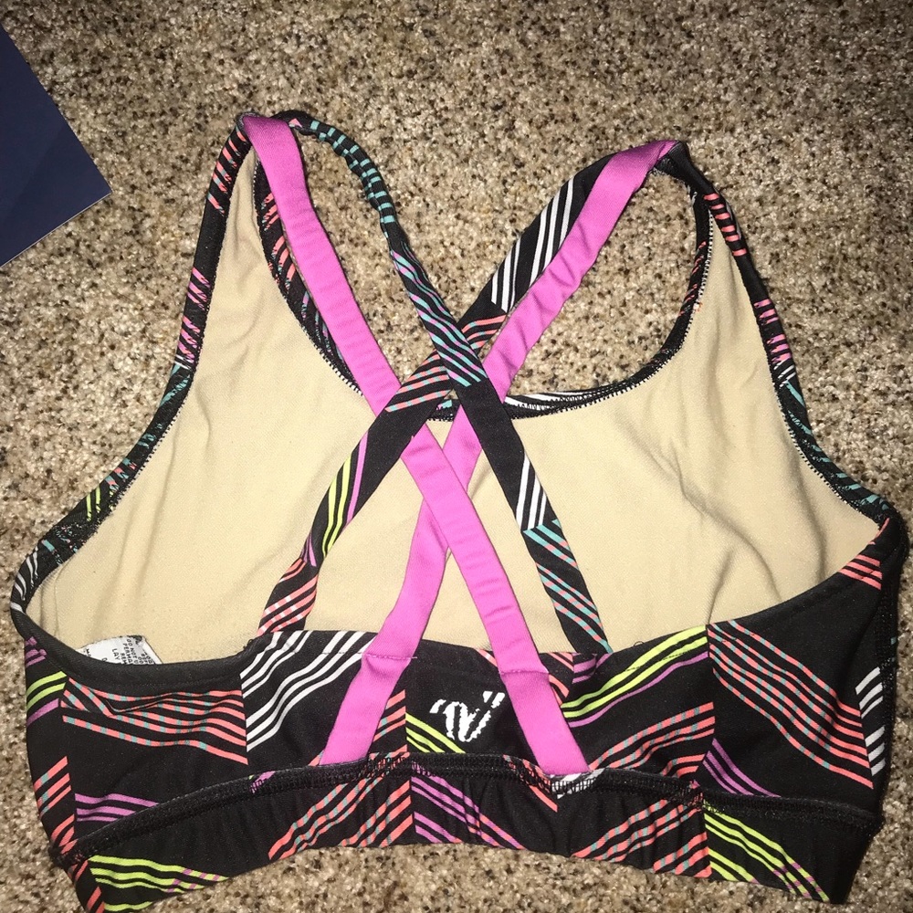 Printed sports bra
